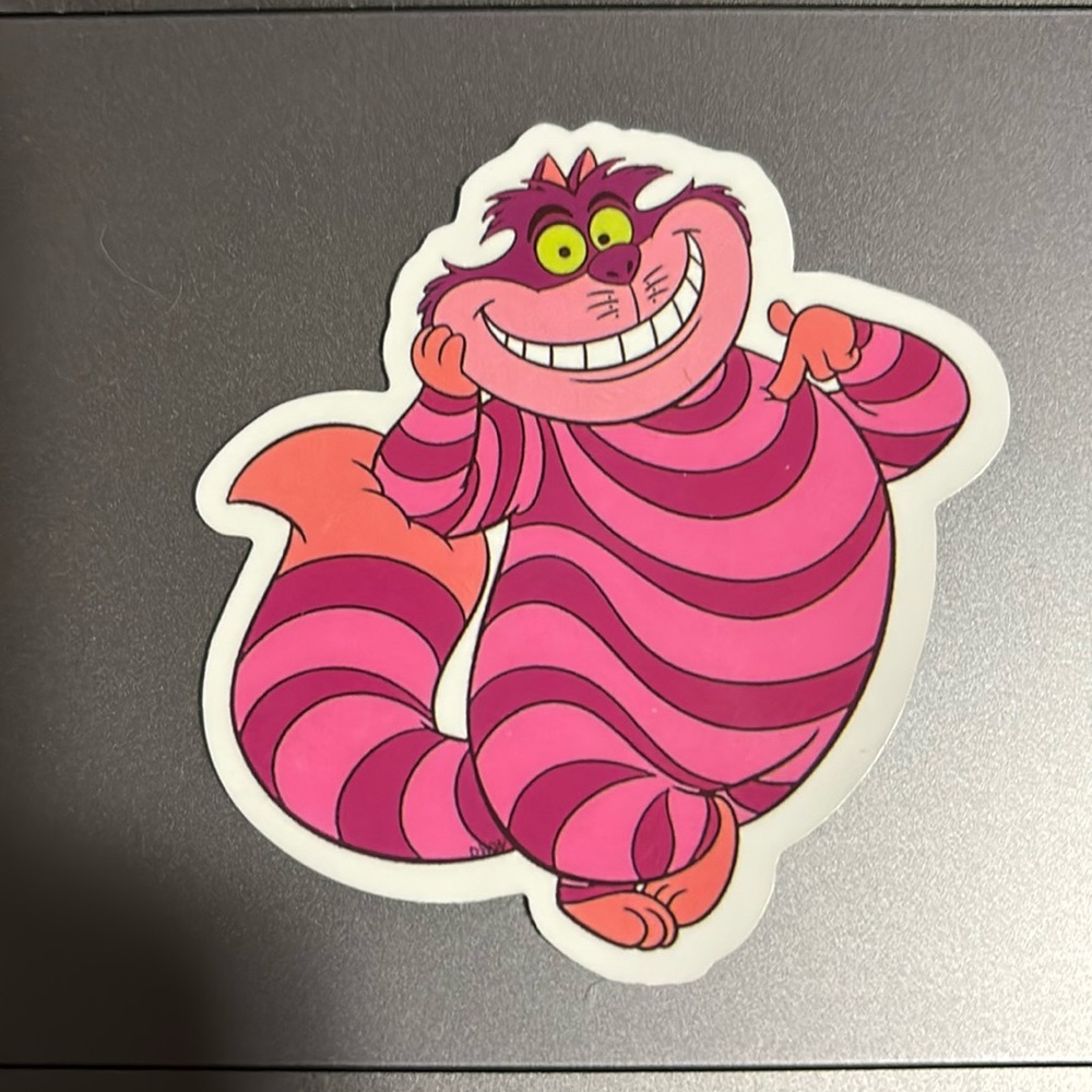 CHESHIRE CAT STICKER